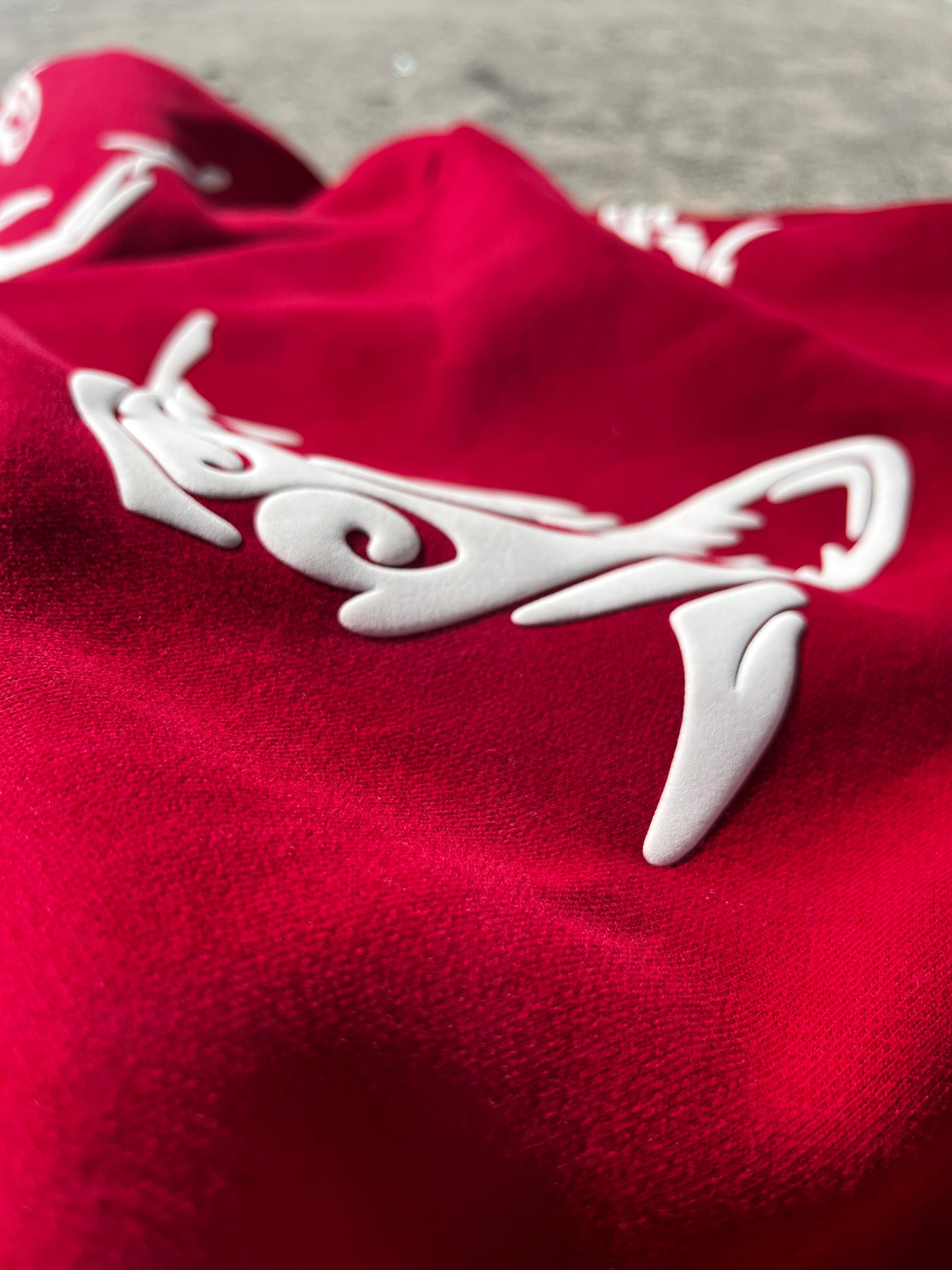 Tribal Shark Hoodie- Red Edition