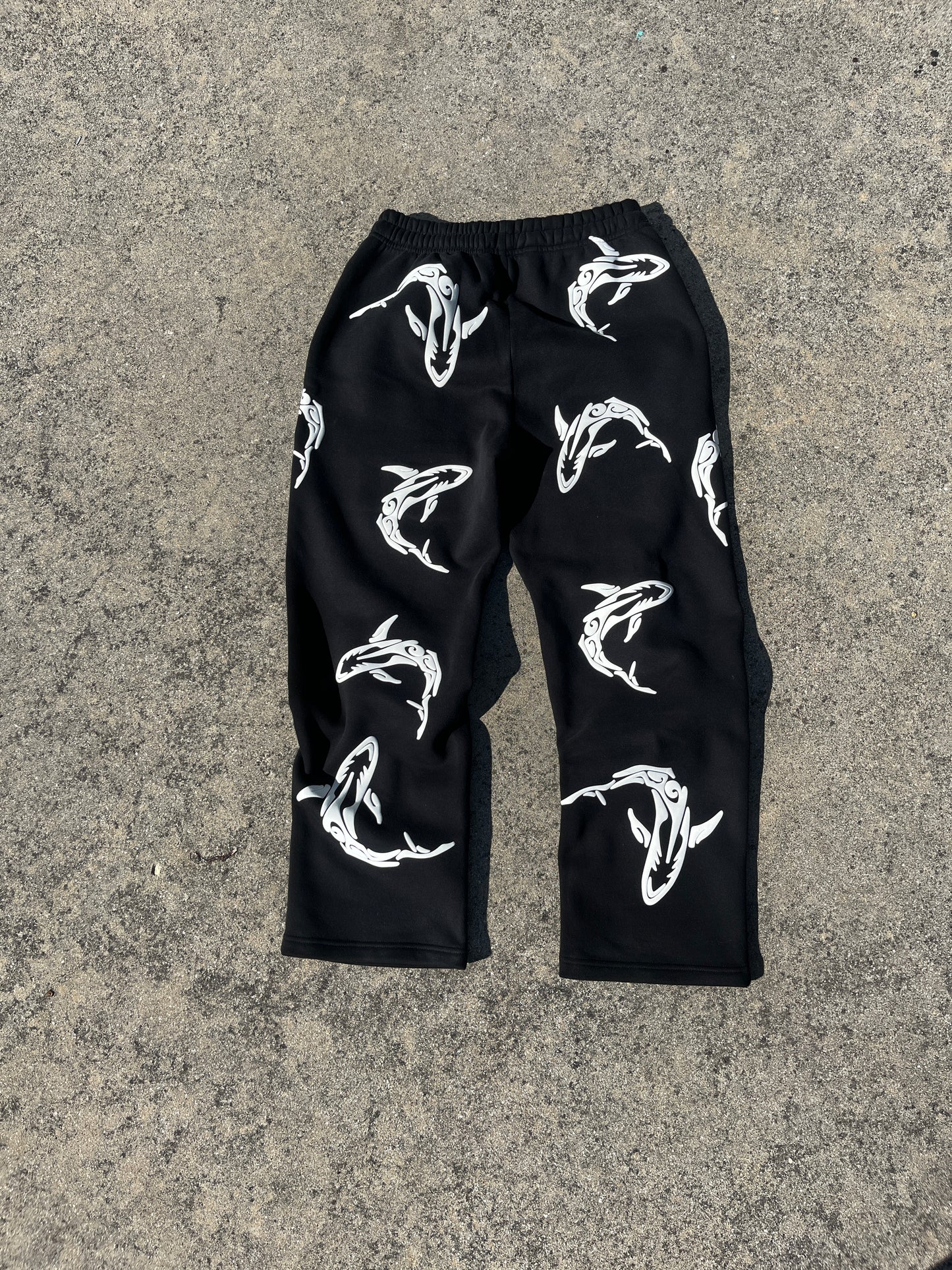 Tribal Shark Pants- Black Edition