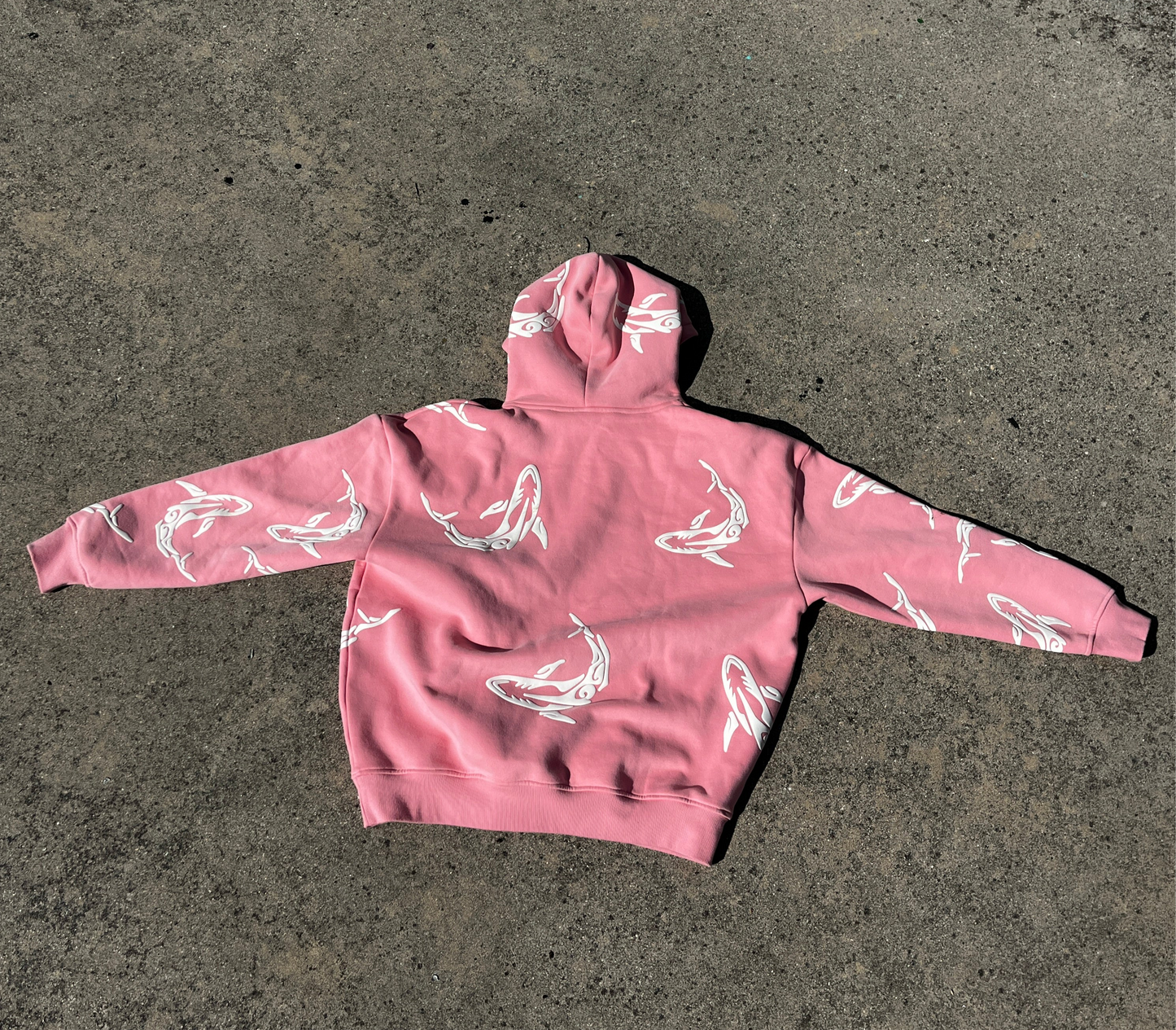 Tribal Shark’s Hoodie- Pink Edition